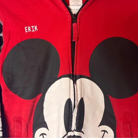 Little Boys Disney Mickey Mouse hooded zip up jacket - Picture 4 of 6